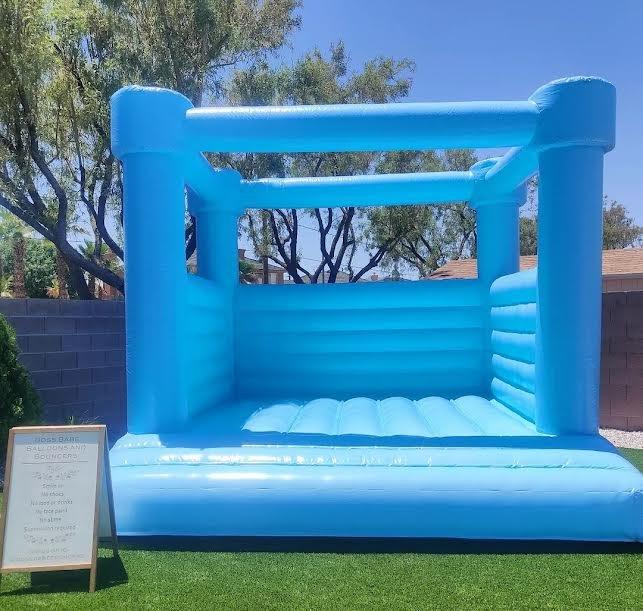 Boss Babe Bouncers - Light Blue Bounce House