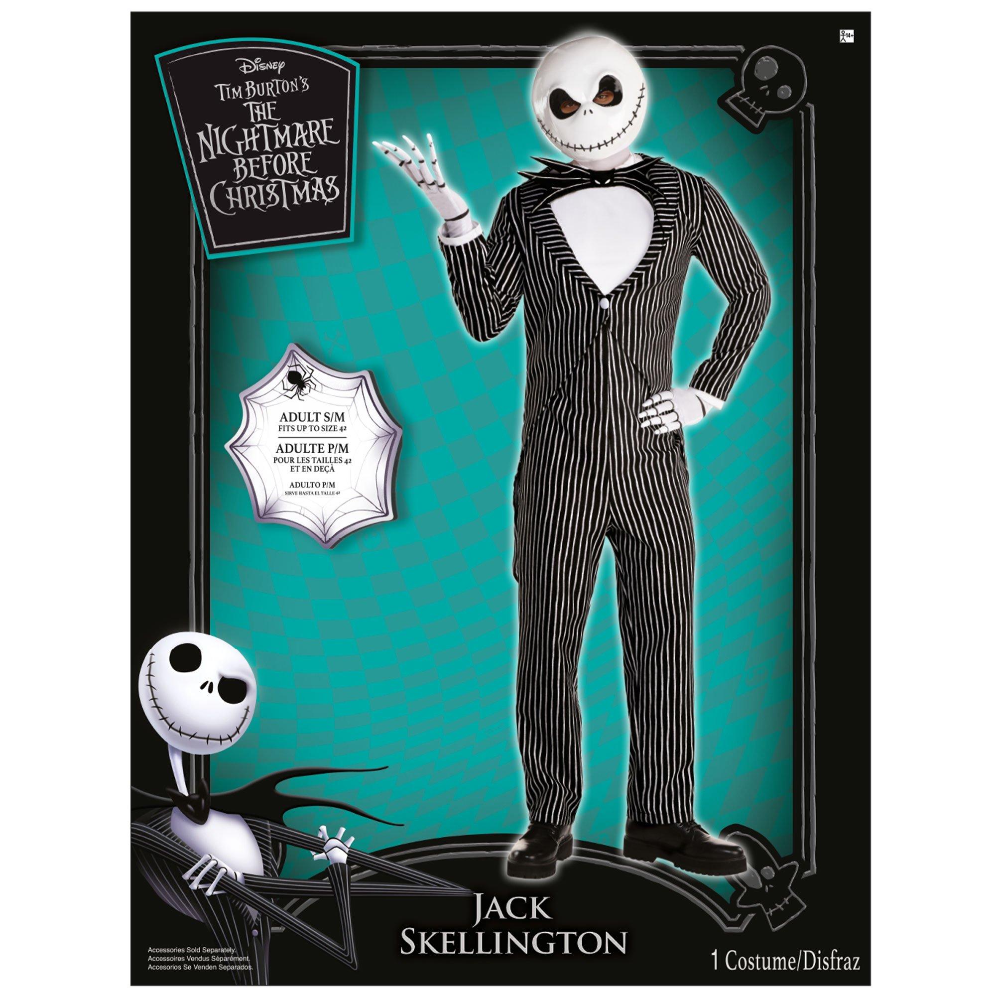 Adult Deluxe Jack Skellington Costume - The Nightmare Before Christmas