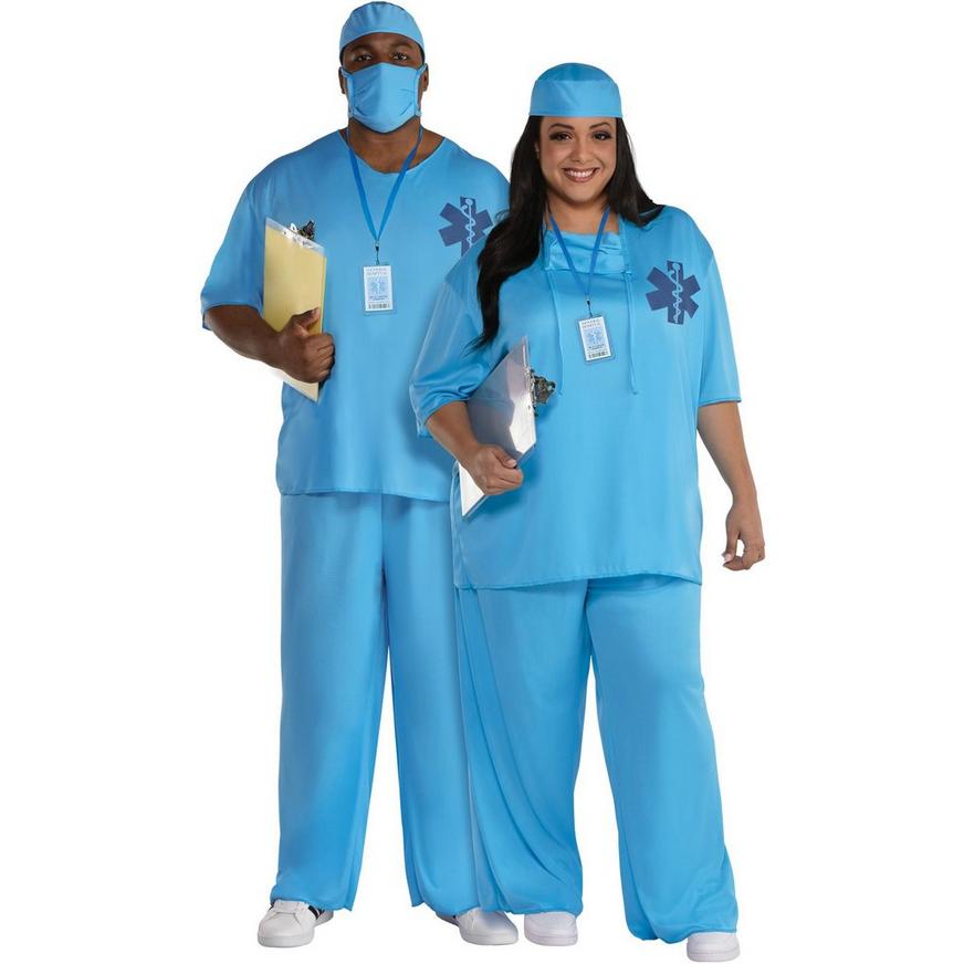 Adult ER Doctor Costume - Plus Size