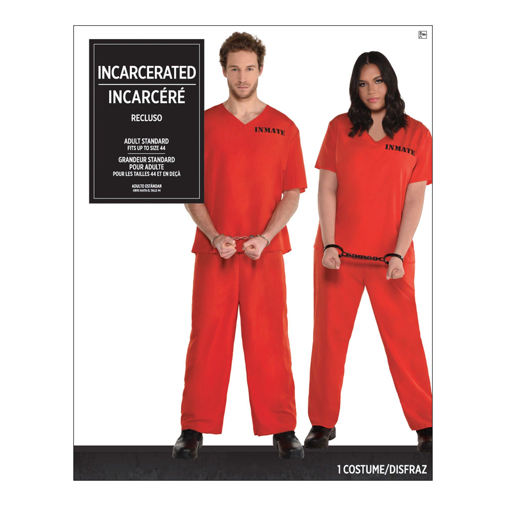 Adult Orange Prisoner Costume