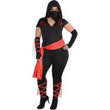 Adult Dragon Fighter Ninja Costume - Plus Size
