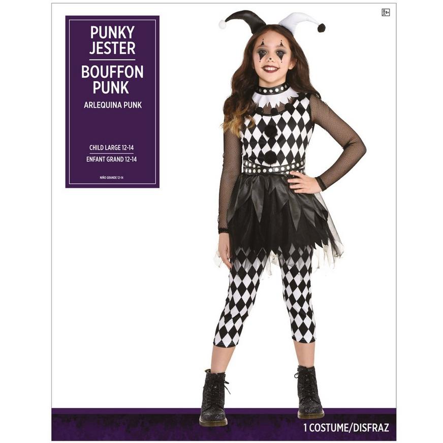 Kids' Punky Jester Costume