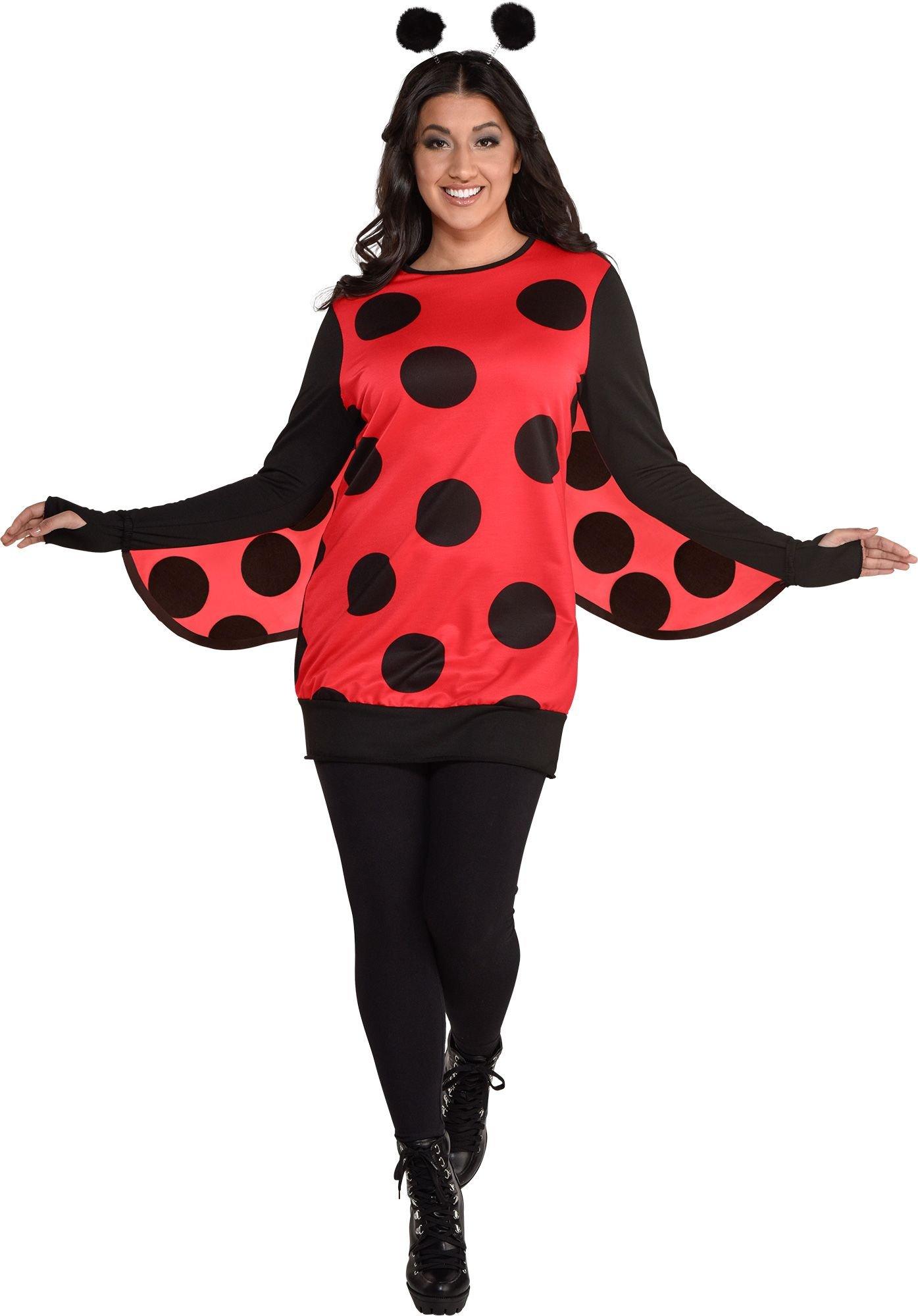 FunWorld Women's Teen Lovely Ladybug, Black, Junior 0-9 Costume : Clothing,  Shoes & Jewelry 