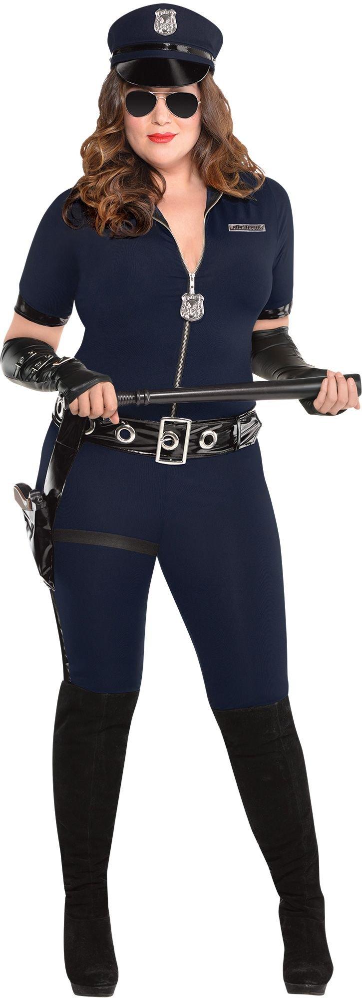 Women's SWAT Police Plus Size Costume Dress