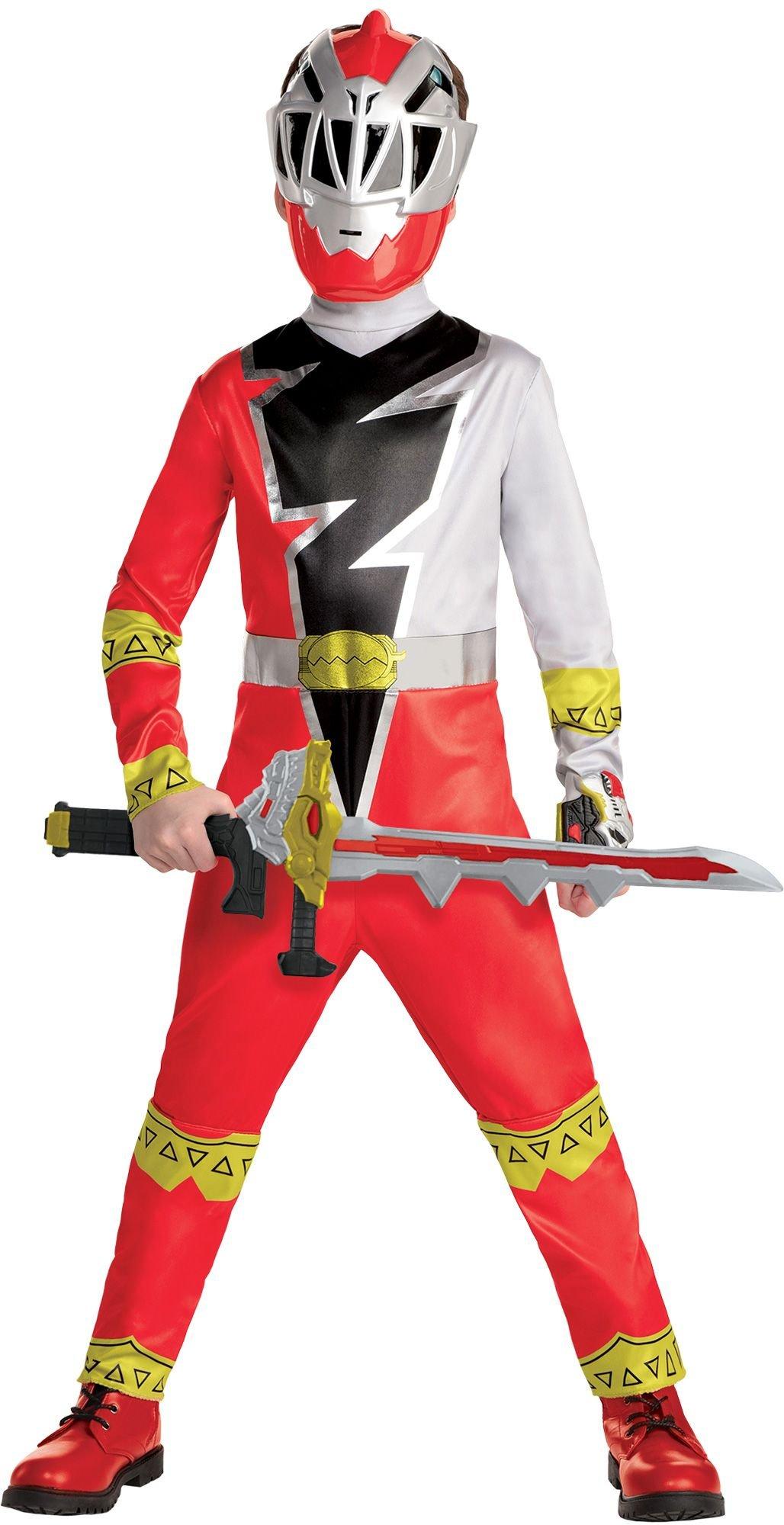 Kids' Red Dino Fury Ranger Costume - Power Rangers
