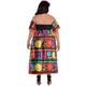 Sugar Skull Beauty Plus Size Costume for Adults - Day of the Dead