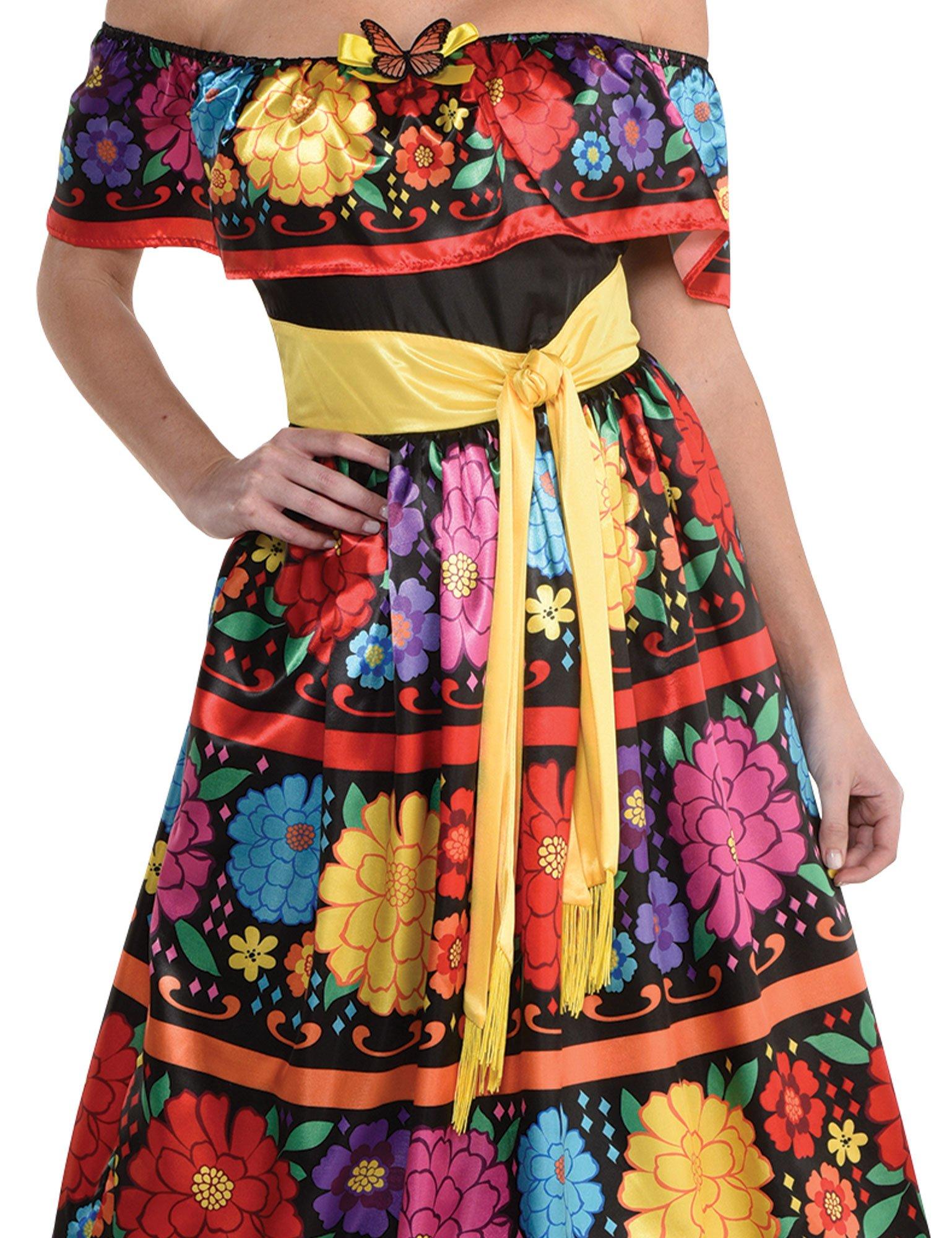 Sugar Skull Beauty Costume for Adults - Day of the Dead