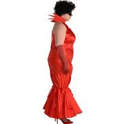 Adult Cruella Red Ball Dress Plus Size Costume - Disney Cruella