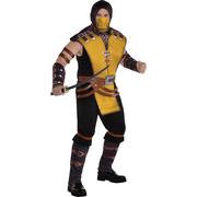 Adult Scorpion Plus Size Costume - Mortal Kombat Klassic