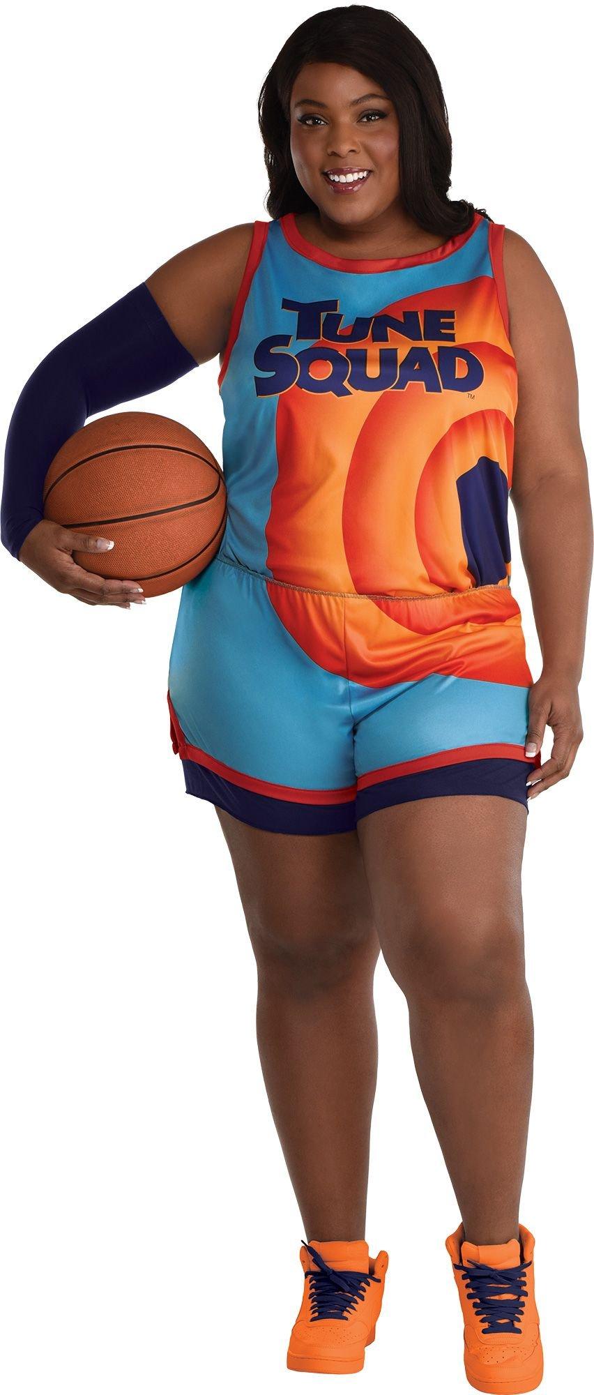 Adult- Tune Squad Plus Size Costume - Space Jam 2 Halloween | Warner Female