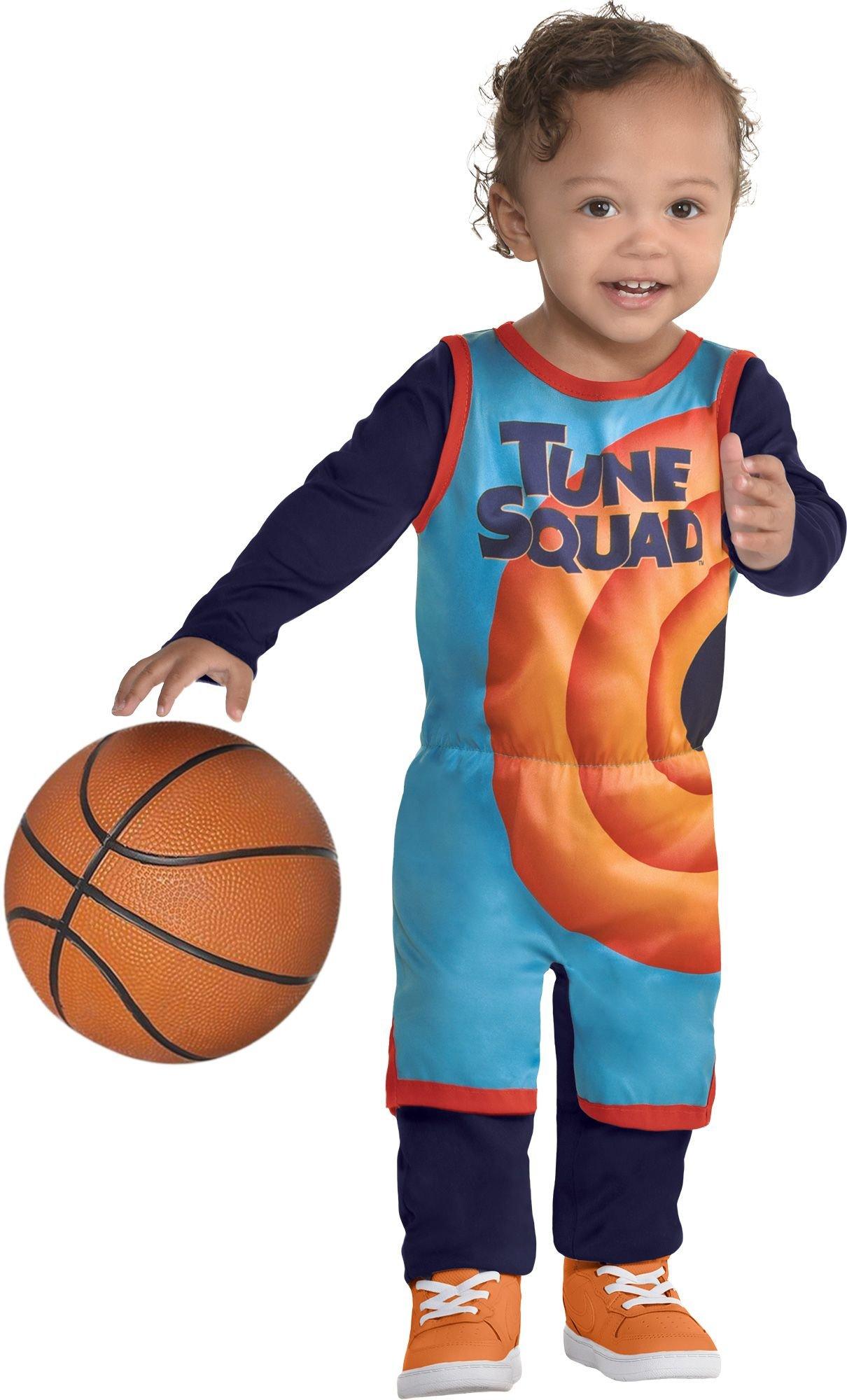 Ladies Official Space Jam Looney Tunes Basket Ball Halloween Fancy Dress  Costume 