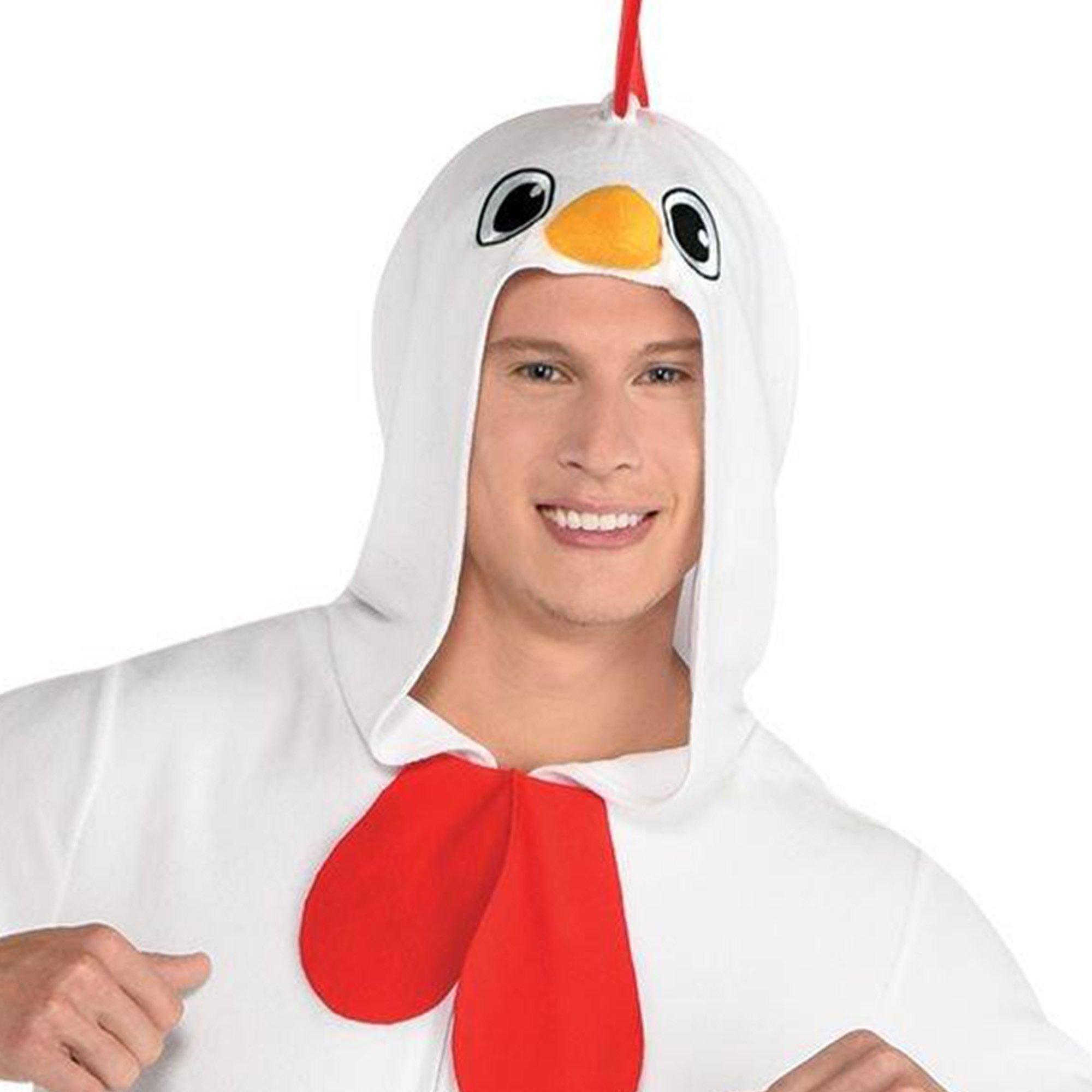Adult Chicken One Piece Zipster Costume