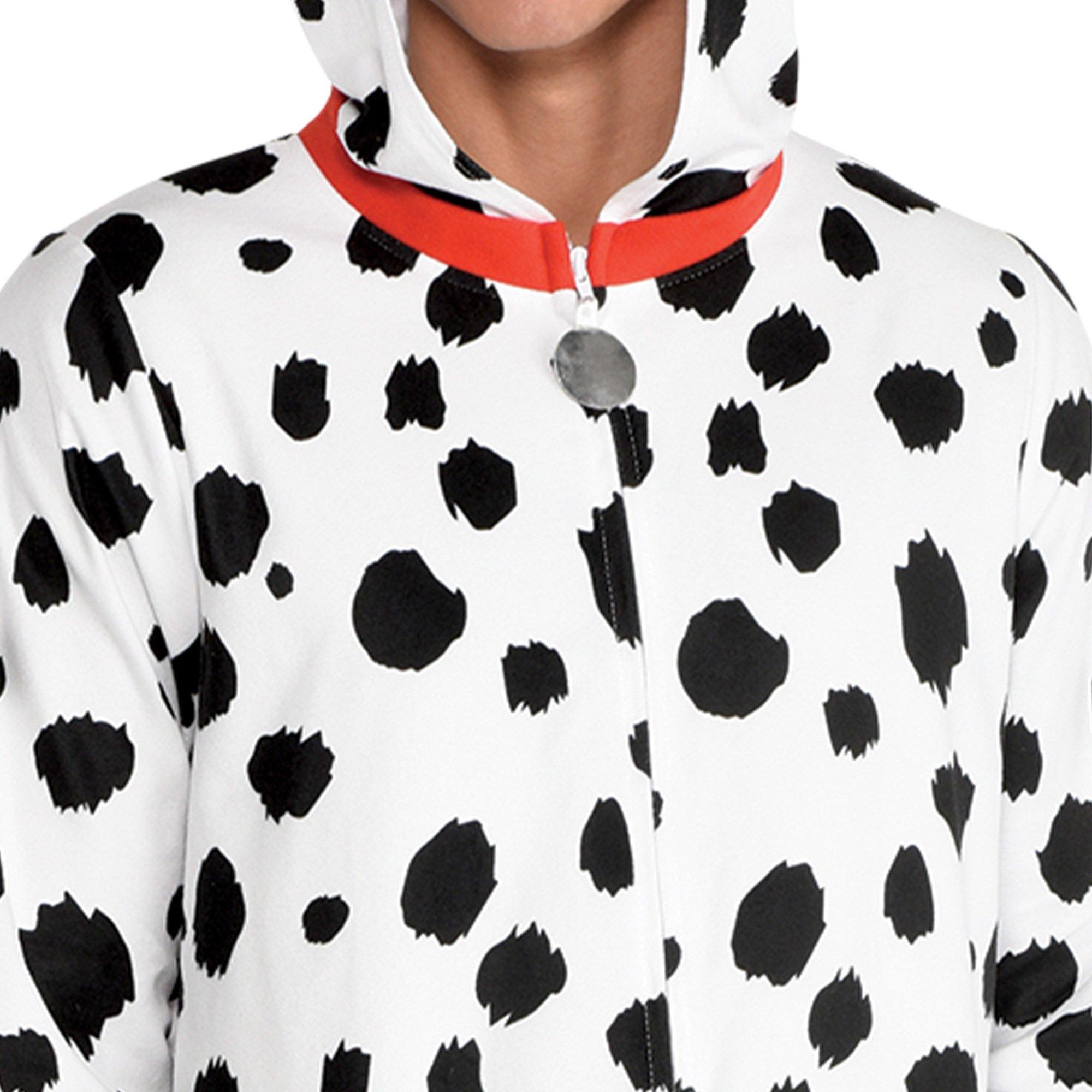Adult Dalmatian Dog One Piece Zipster Costume