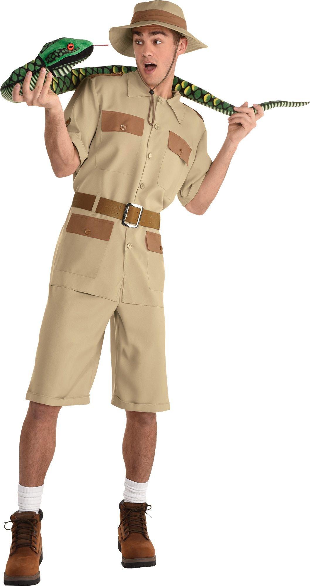 Men's Safari Plus Size Explorer Costume