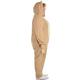 Adult Sloth One Piece Zipster Costume - Plus Size