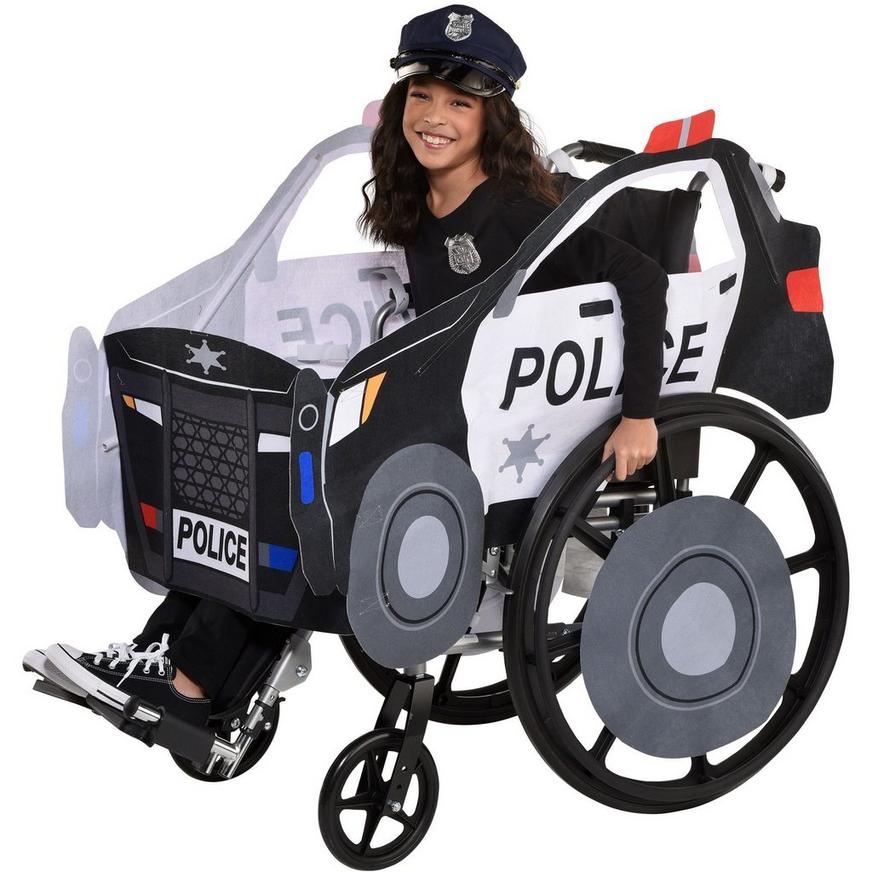 Kids' Police Car Wheelchair Costume