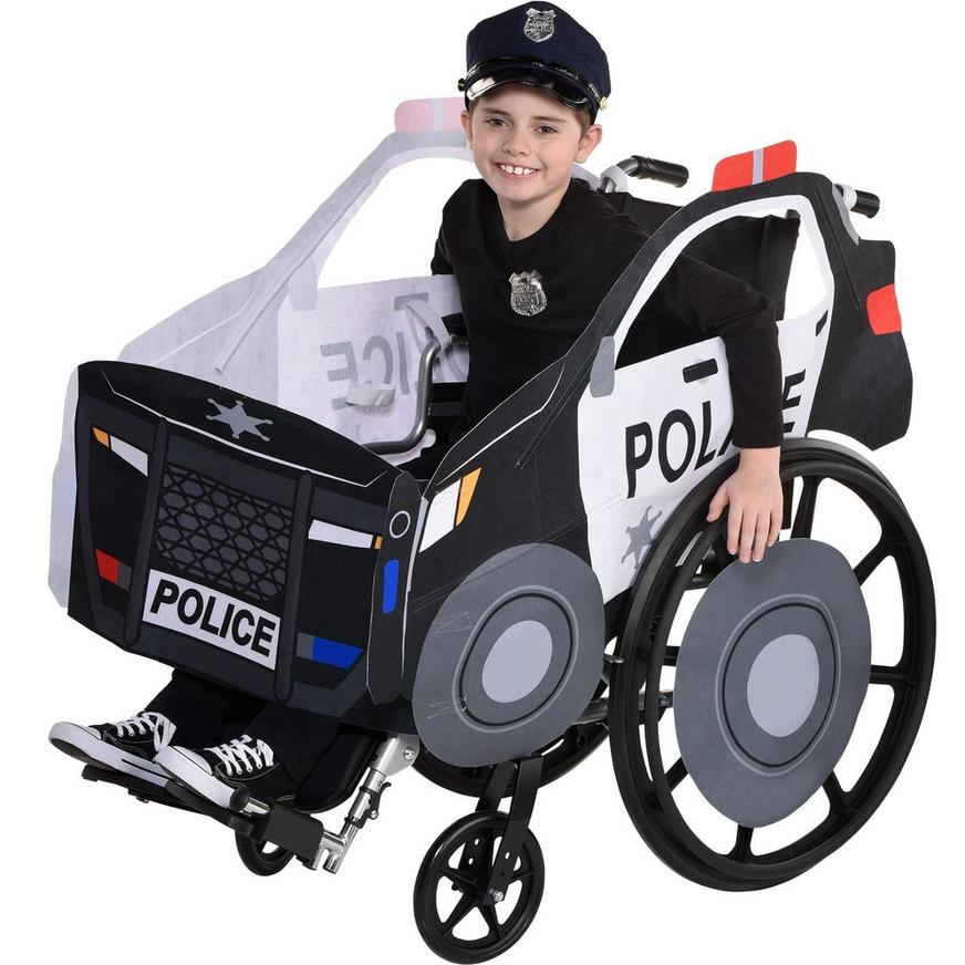 Kids' Police Car Wheelchair Costume