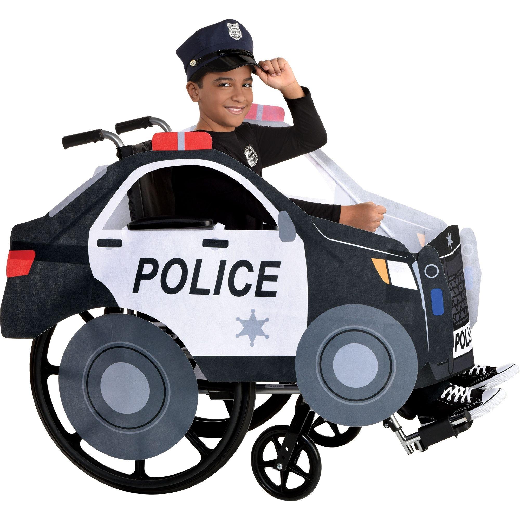 Kids' Police Car Wheelchair Costume