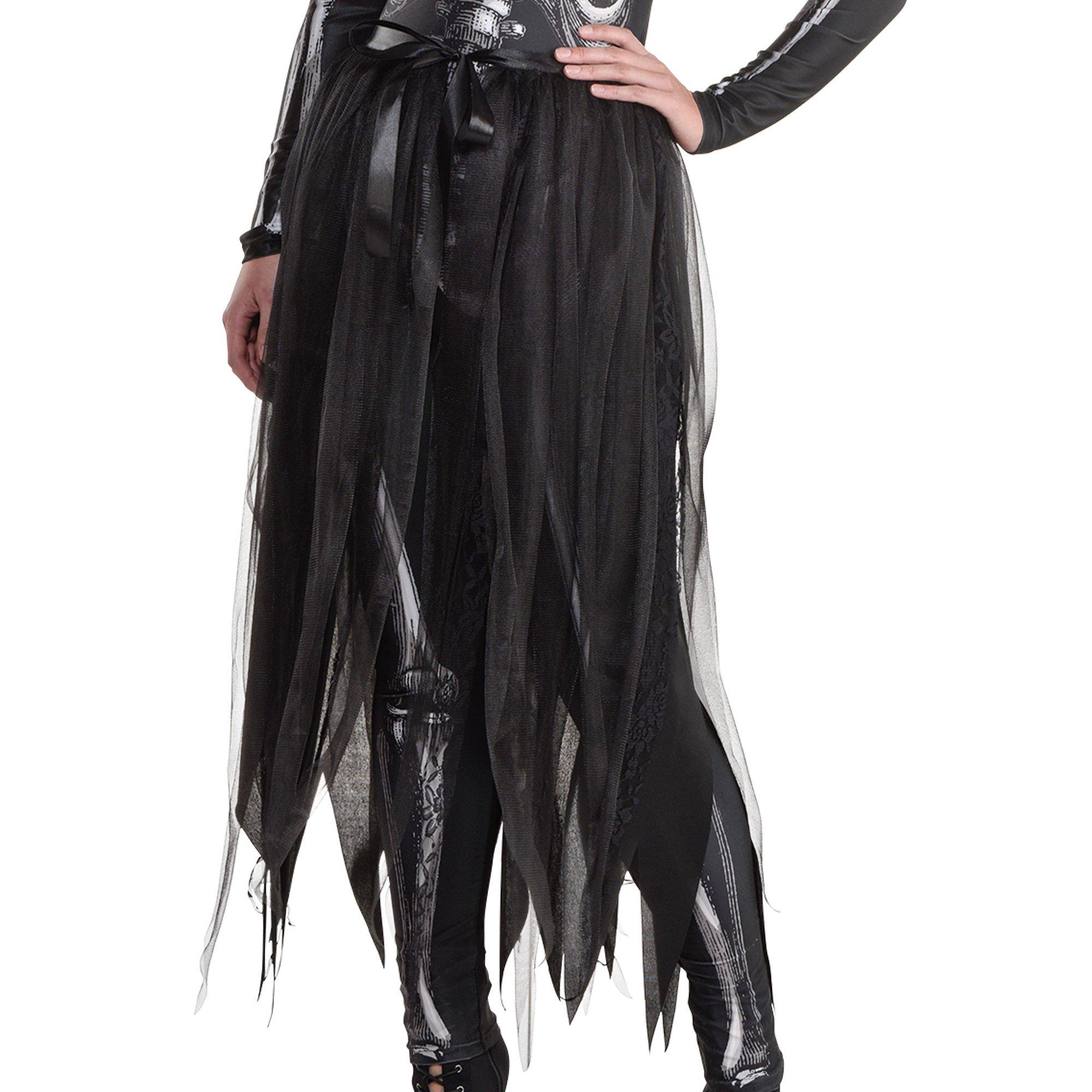 Adult Gothic Skeleton Queen Costume