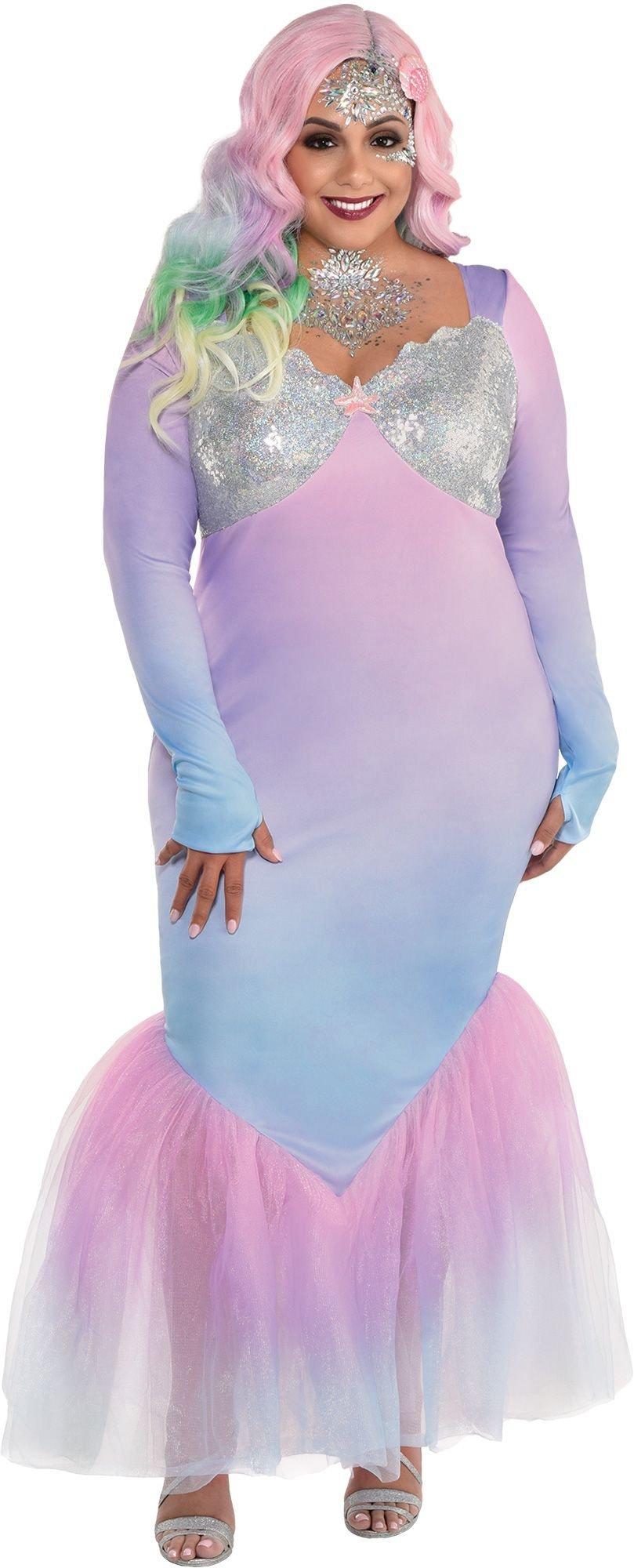 Plus size on sale mermaid costume