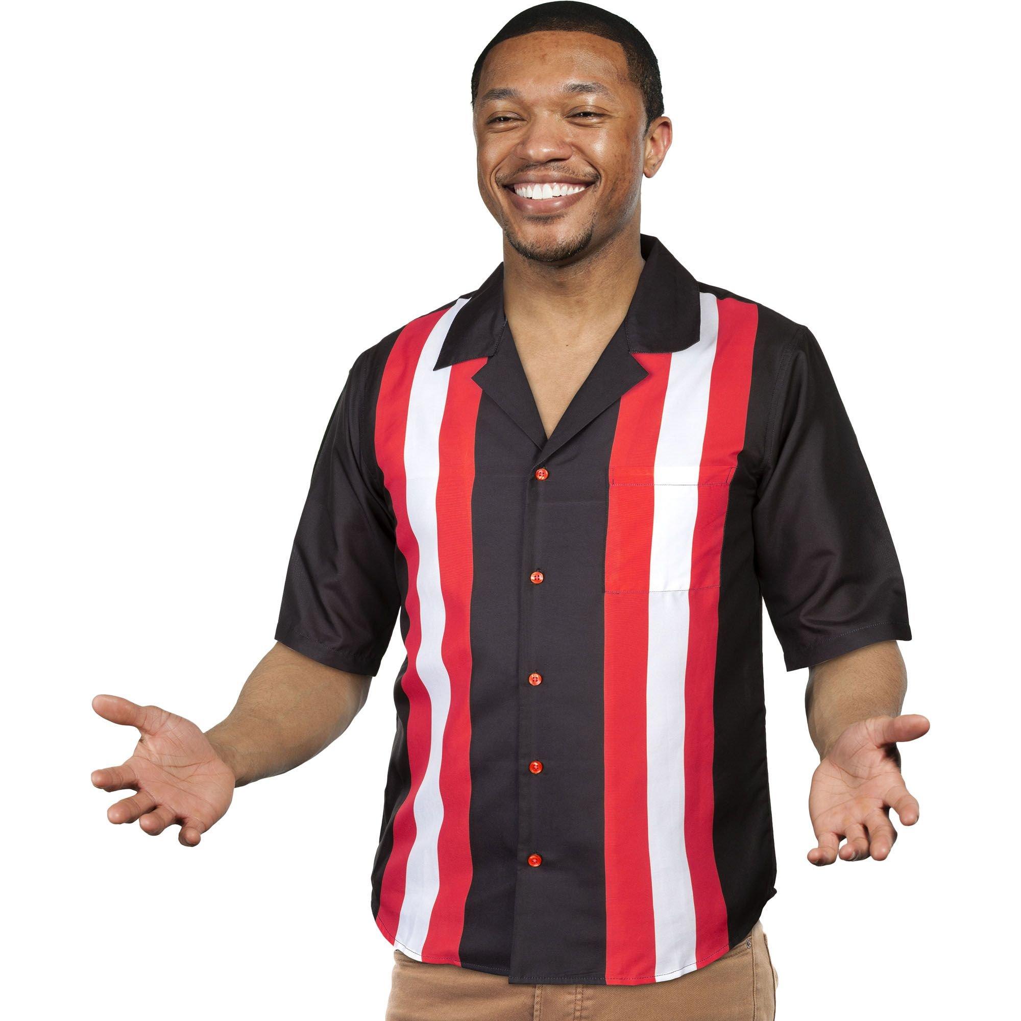 50s Bowling Shirt for Adults Party City