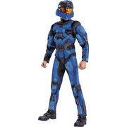 Kids' Classic Spartan-II Blue Team Muscle Costume - Halo