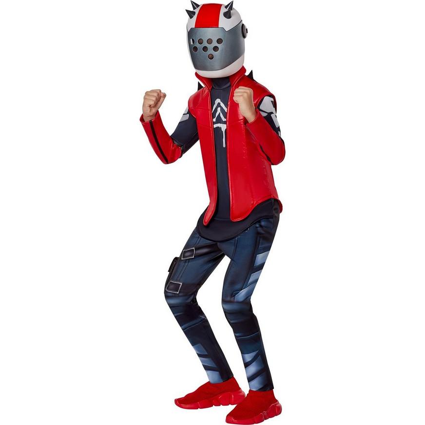 content buy Muscular Kids' Crimson X-Lord Skin Costume - Fortnite | Party City