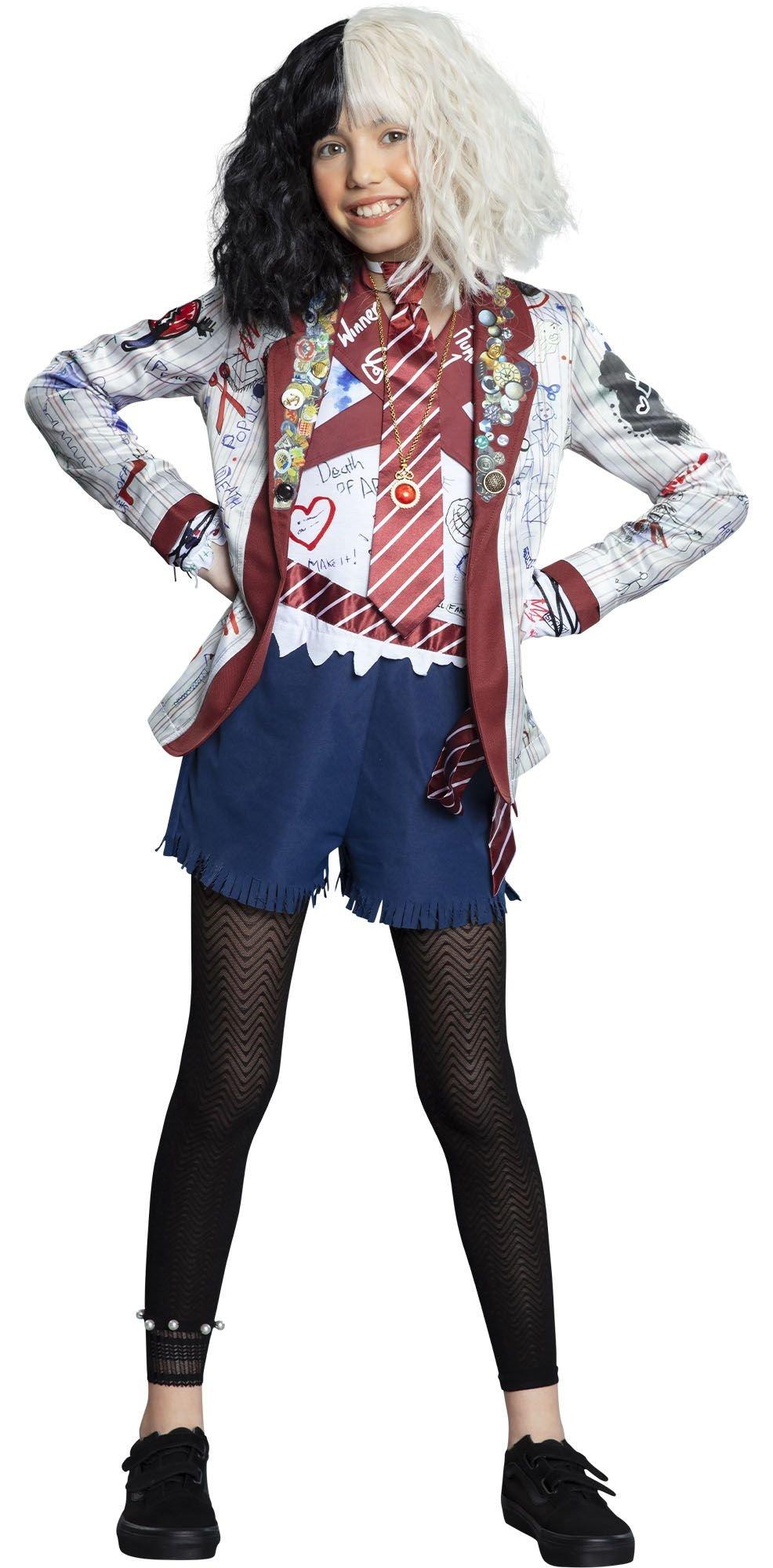 Estella School Uniform Costume Accessory Kit for Kids - Disney Cruella ...
