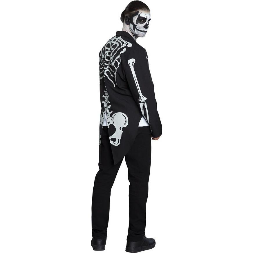 Skeleton Tailcoat Jacket for Adults