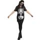 Metallic Skeleton Mesh T-shirt Dress for Adults