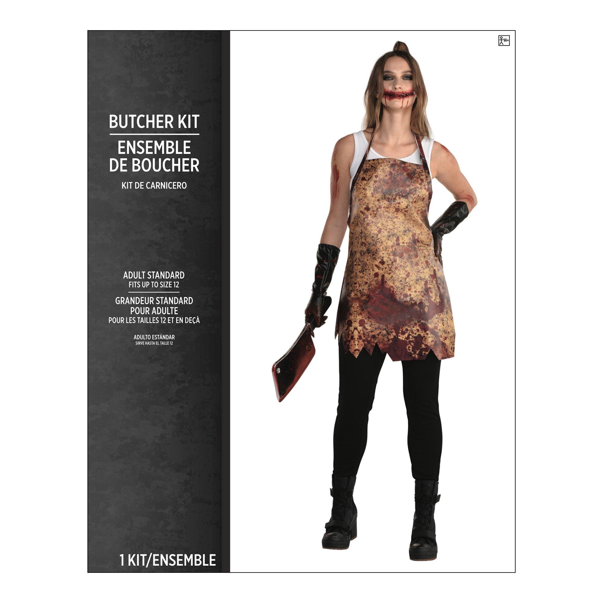 Bloody Butcher Costume Accessory Kit for Adults