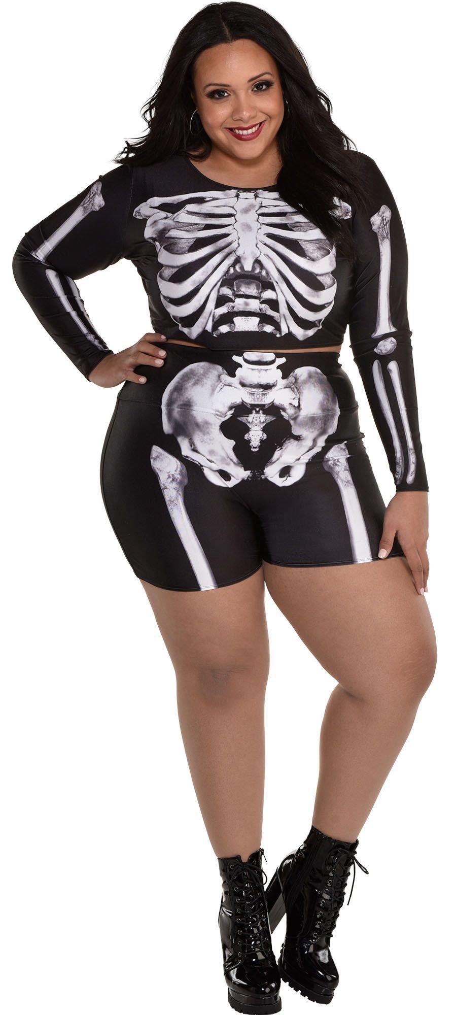 Skeleton clearance biker shorts