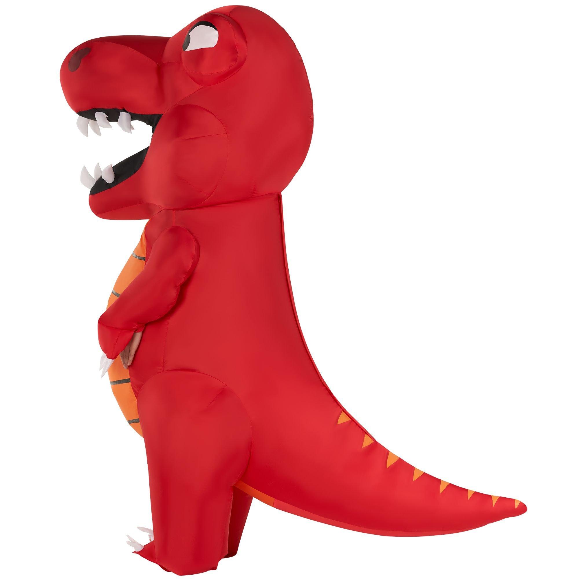 Kids' Red Dinosaur Inflatable Costume | Party City