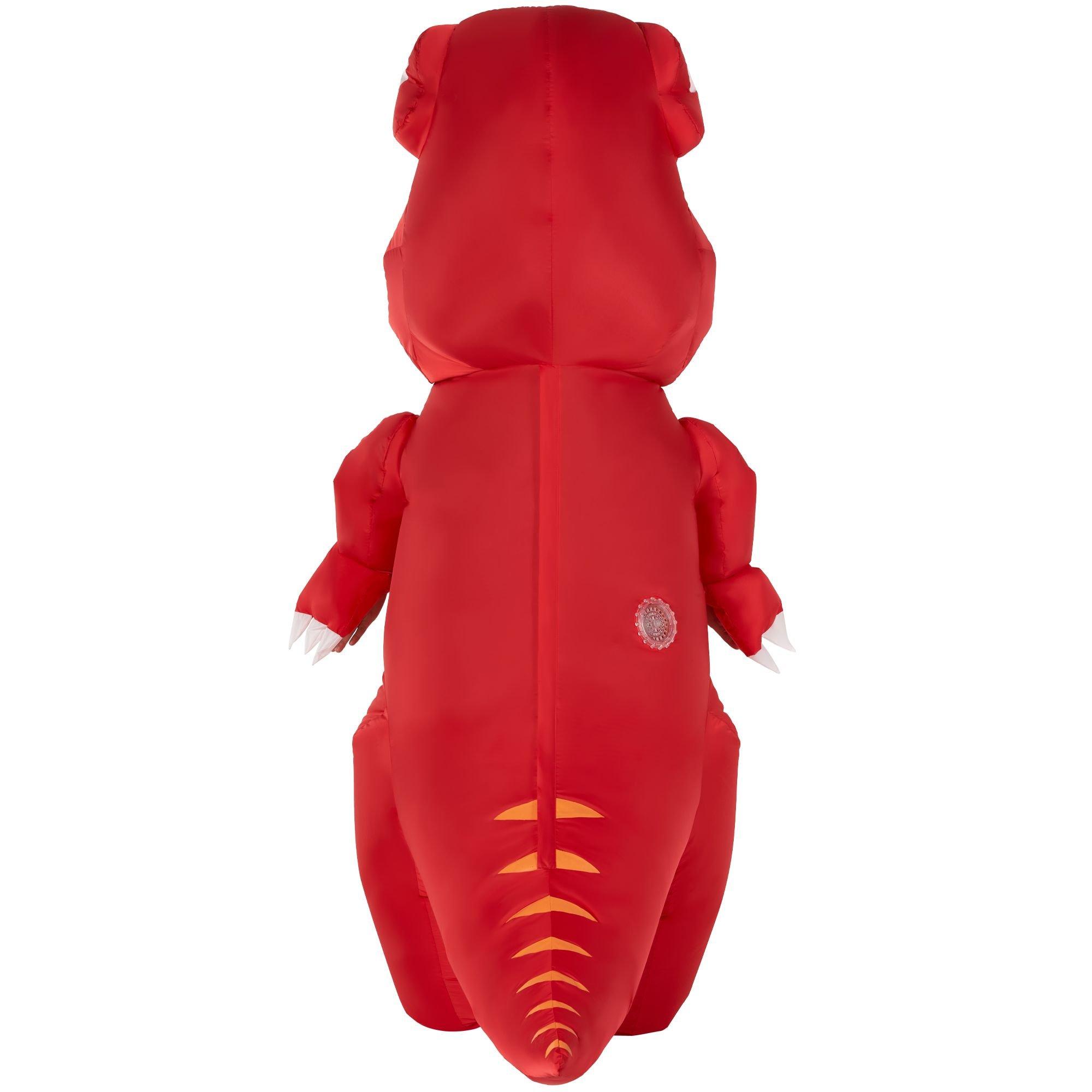 Kids' Red Dinosaur Inflatable Costume