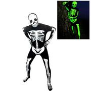 Adult Glow-in-the-Dark Skeleton Morphsuit Costume