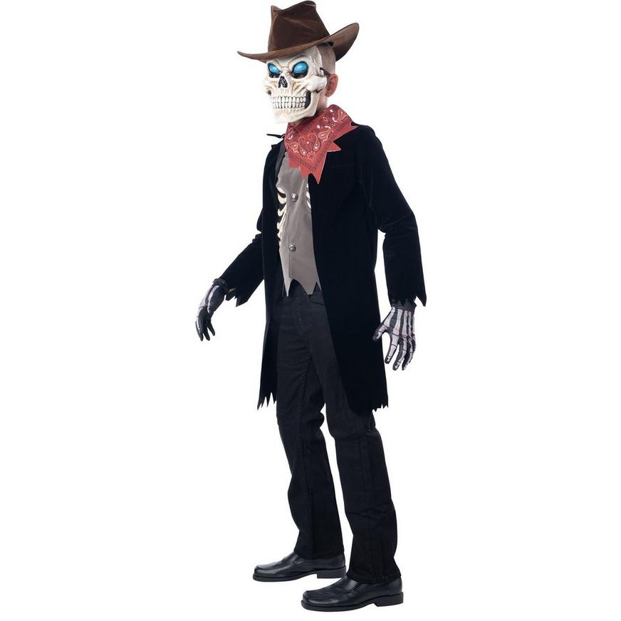 Light-Up Extreme Undead Zombie Cowboy Costume for Kids 