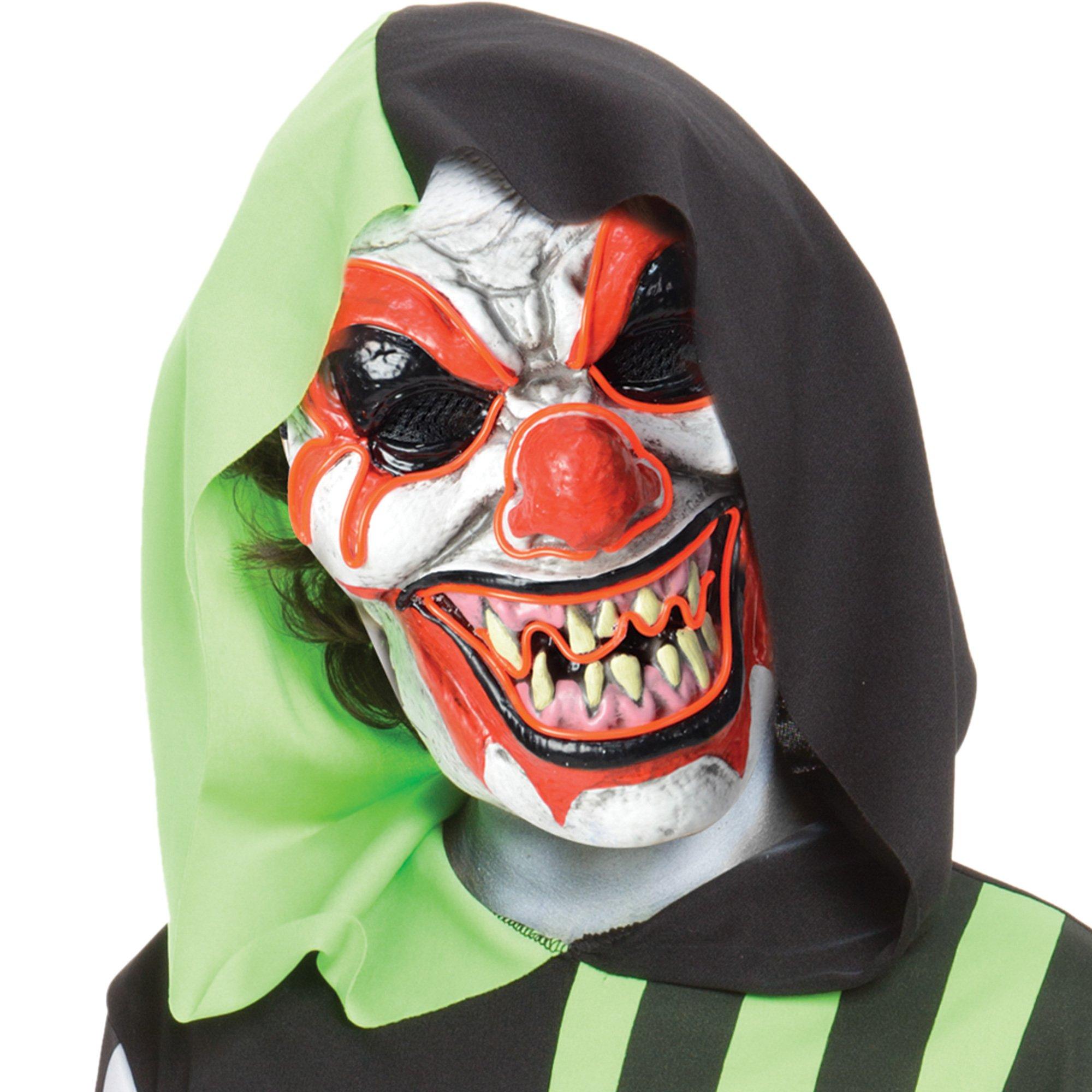 Light-Up Electric Terror Clown Costume for Kids