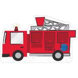 Fire Truck Cardboard Cutout, 36in x 22in - First Responders