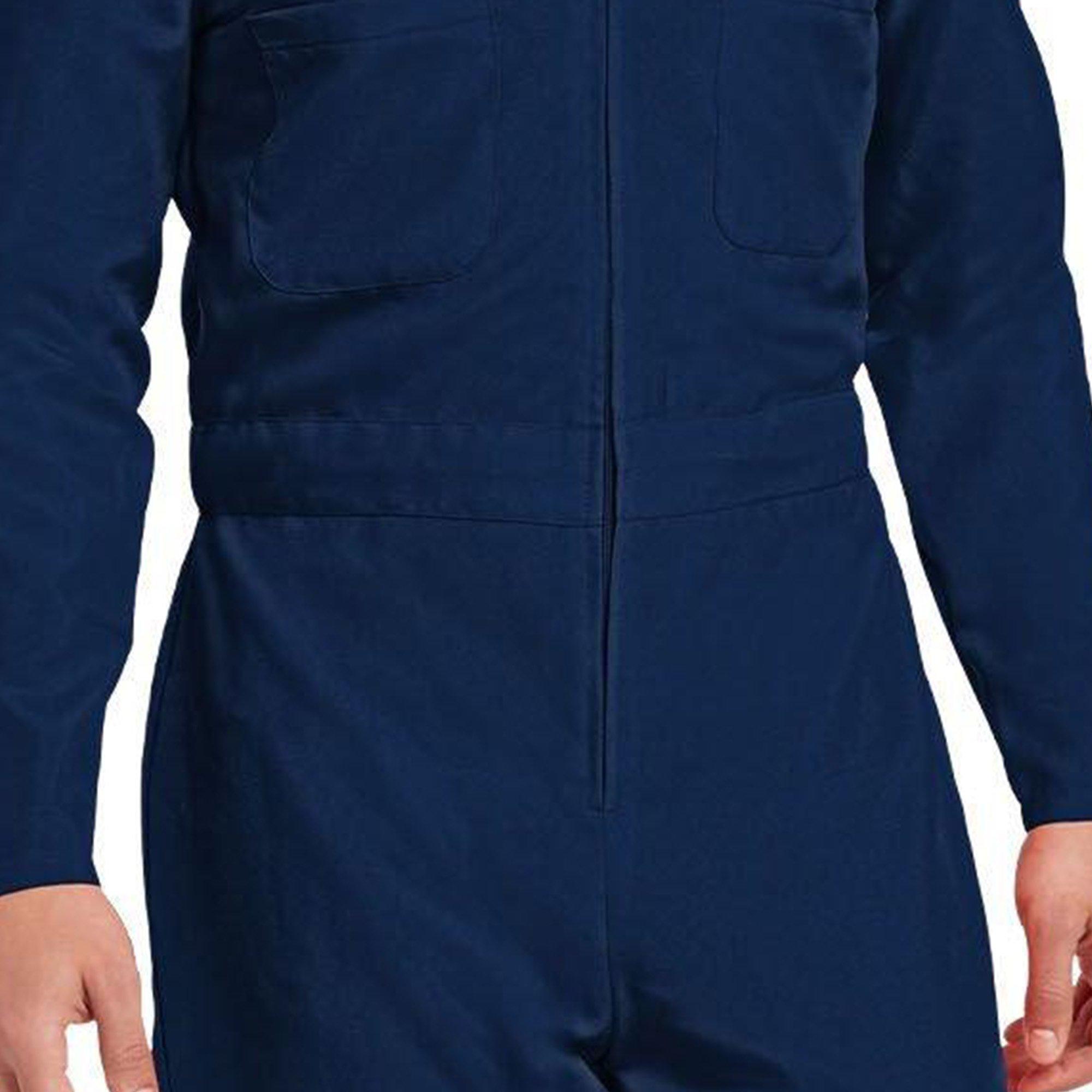 Navy Blue Mechanic Coveralls for Adults