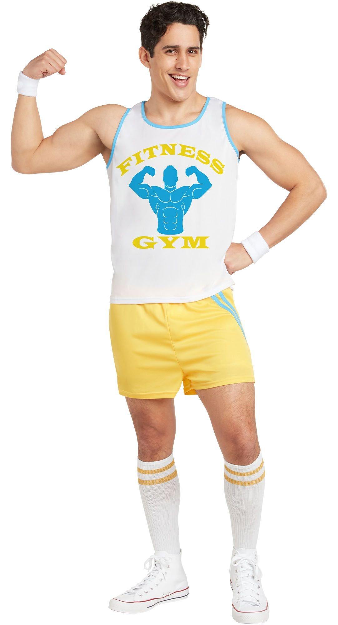 Men's Work It Out 80s Costume