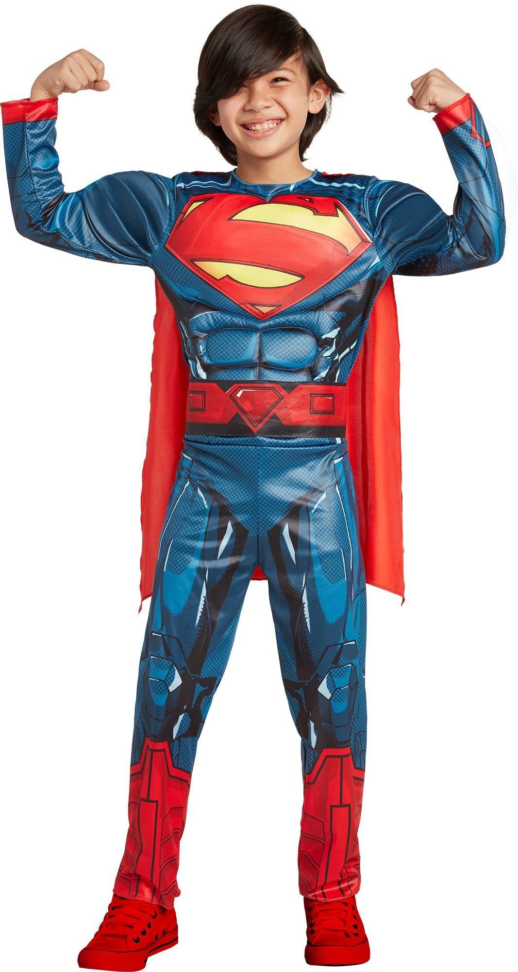 Superman Muscle Costume for Kids - Justice League