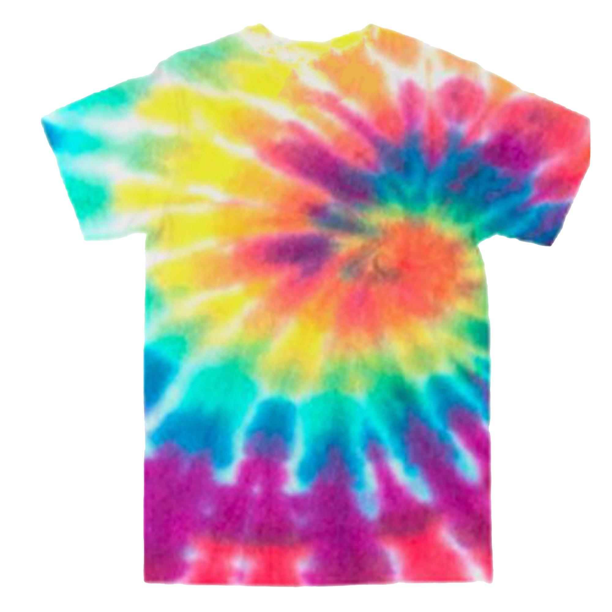 Adult 60s Hippie Tie-Dye Cotton T-Shirt