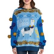 Adult Happy Llamakkah Ugly Hanukkah Sweater