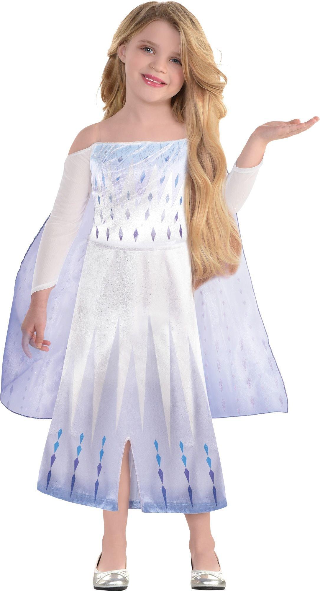 Disney Frozen 2 Princess Elsa Travel Dress Halloween Costume 4-6X #3856