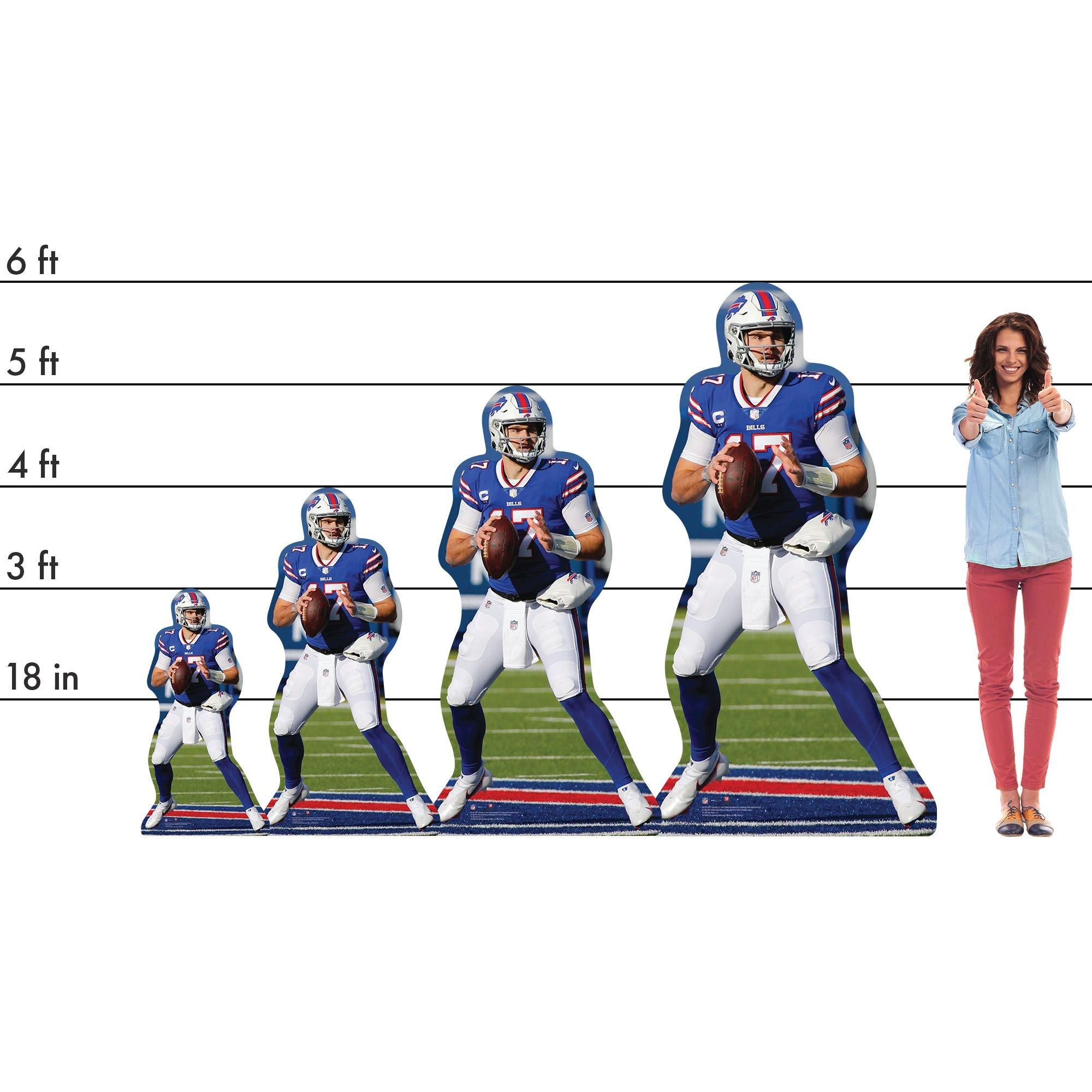 NFL Buffalo Bills Josh Allen Life-Size Cardboard Cutout, 6ft