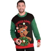 Adult Reindeer Games Ugly Christmas Sweater