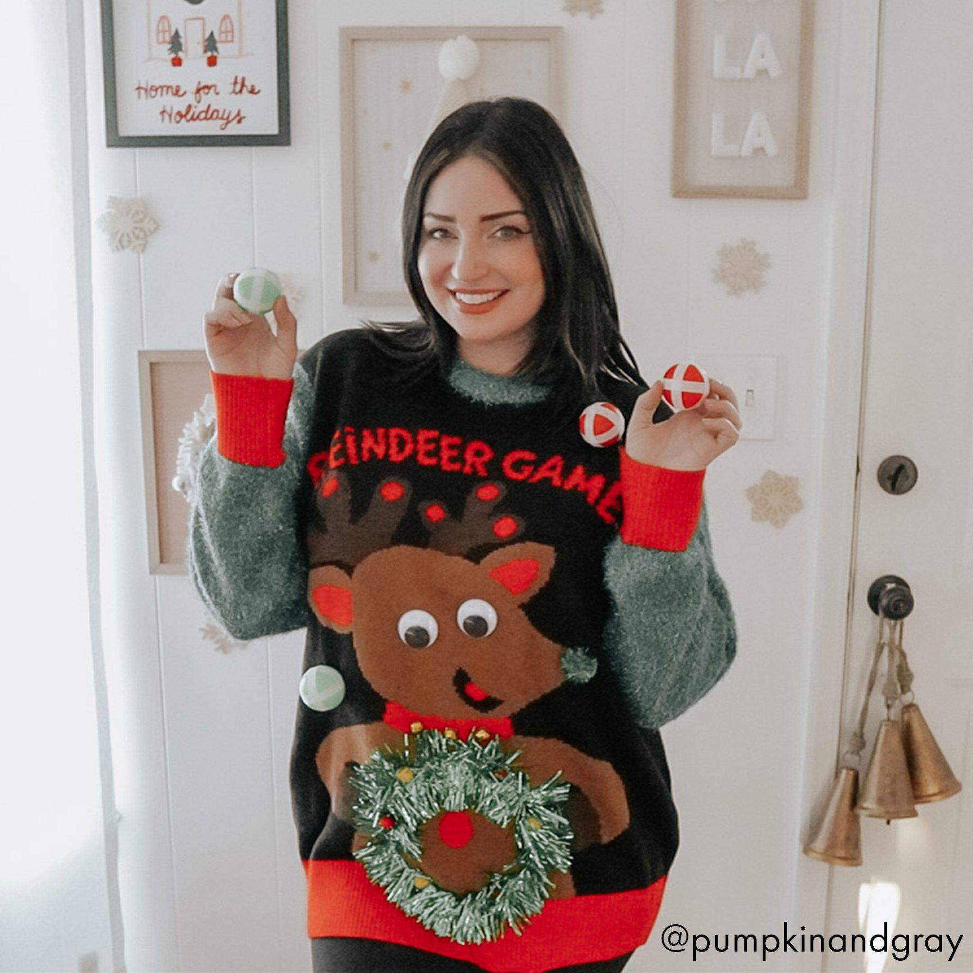 Adult Reindeer Games Ugly Christmas Sweater