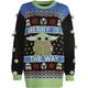 Adult The Child Ugly Christmas Sweater with Socks - Star Wars The Mandalorian