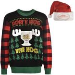 Adult National Lampoon's Christmas Vacation Ugly Sweater with Hat