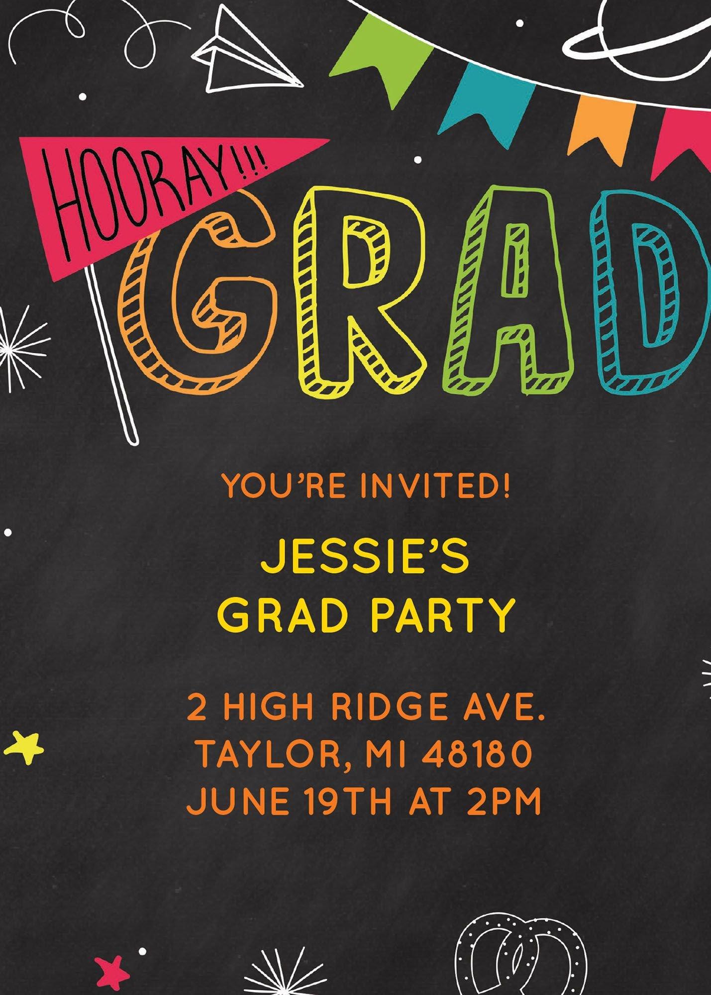 graduation celebration invitations